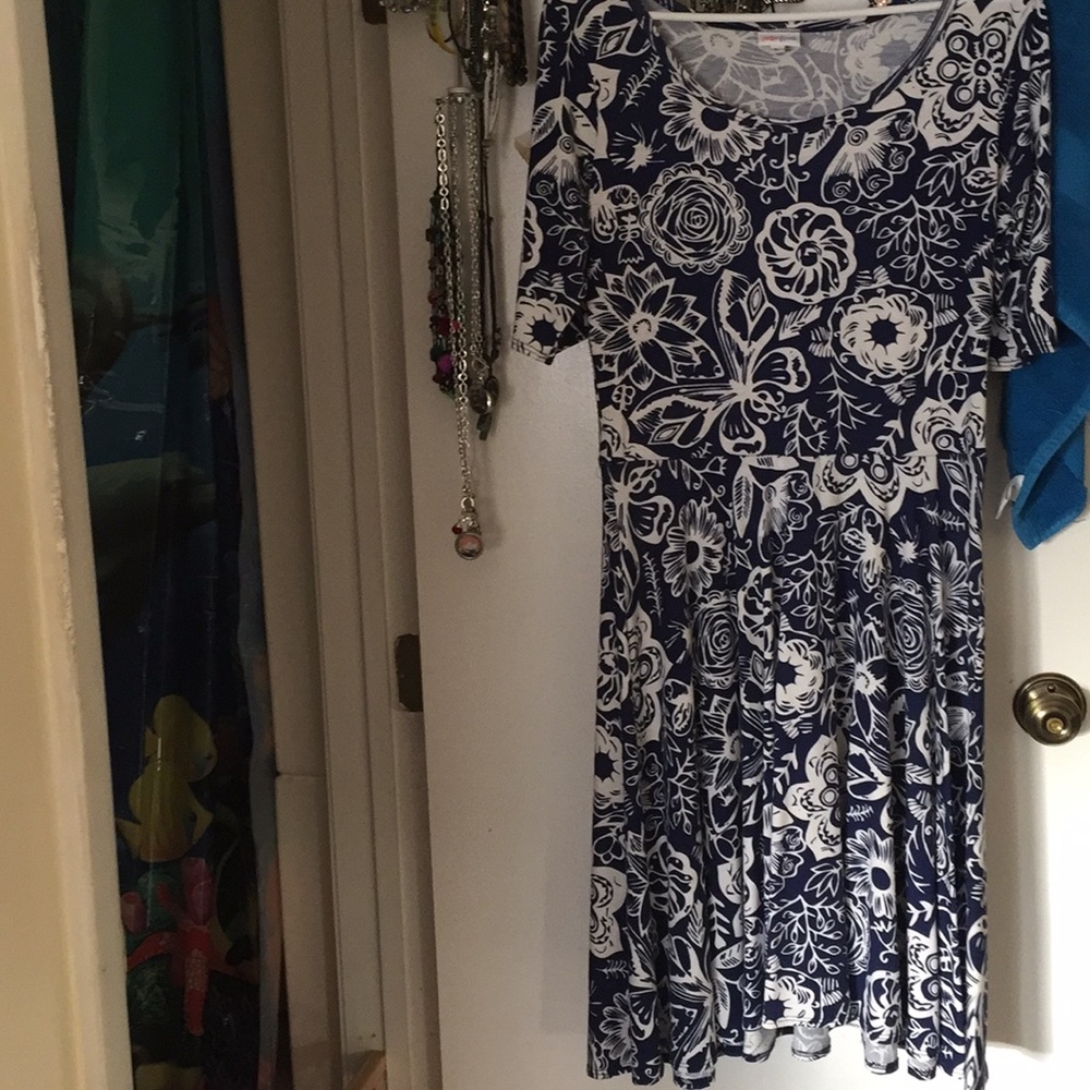 Blue dress